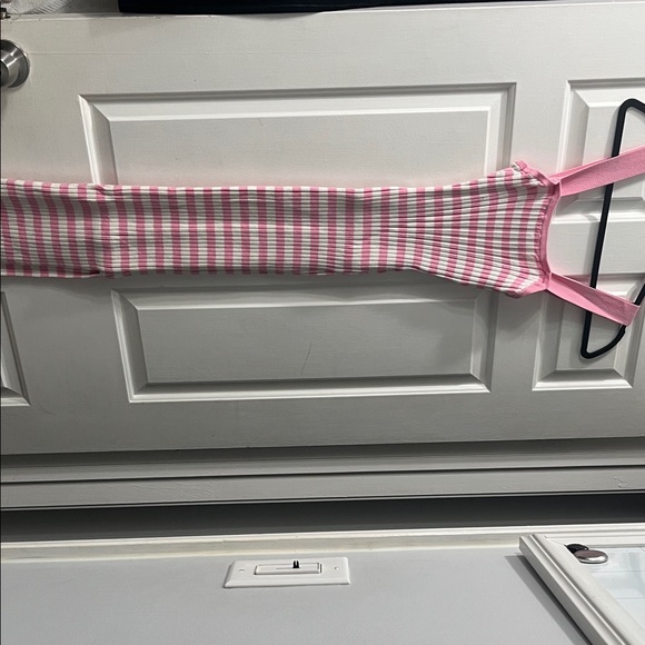 Merokeety Dresses & Skirts - Pink Striped Stretch Dress